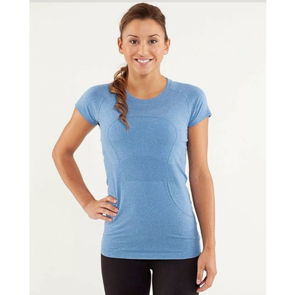 Lululemon Run Swiftly Tech Short Sleeve Crew Blue